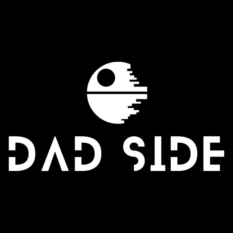 Collection - "Dad Side Death Star" - White Design