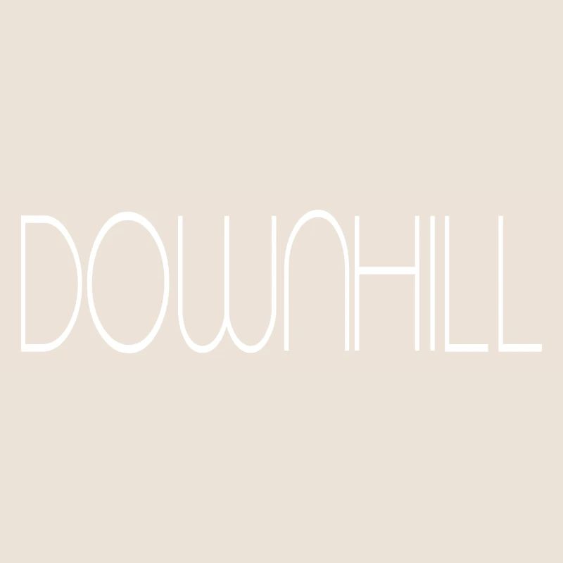 downhill