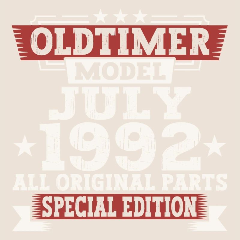 Oldtimer July 1992 30th Birthday Gift Men