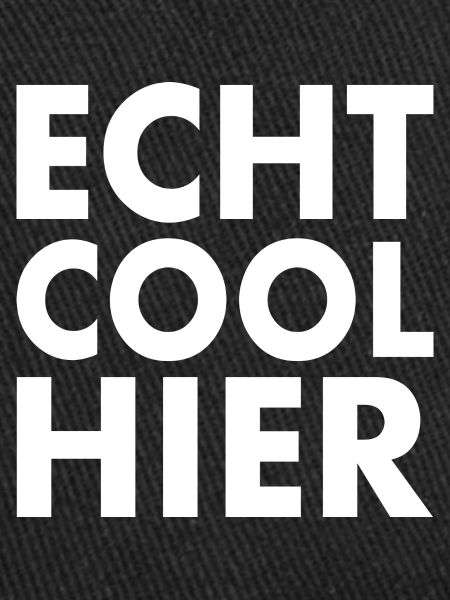 Echt cool hier