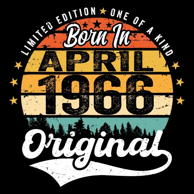 April 1966 Birthday Gift April 1966 Vintage