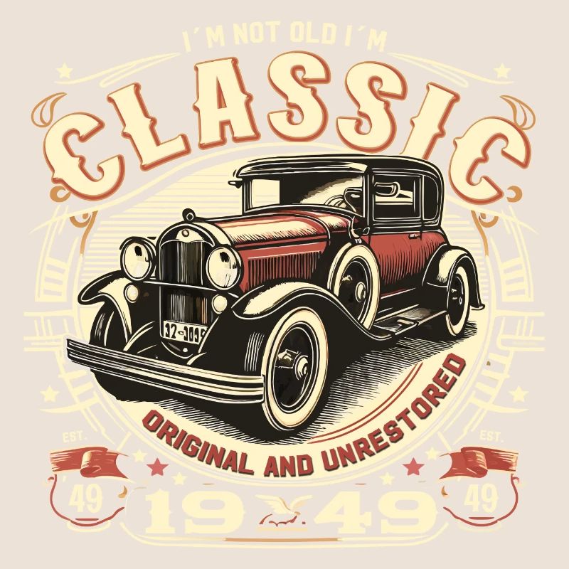75. Geburtstag Oldtimer 1949 NOT OLD CLASSIC