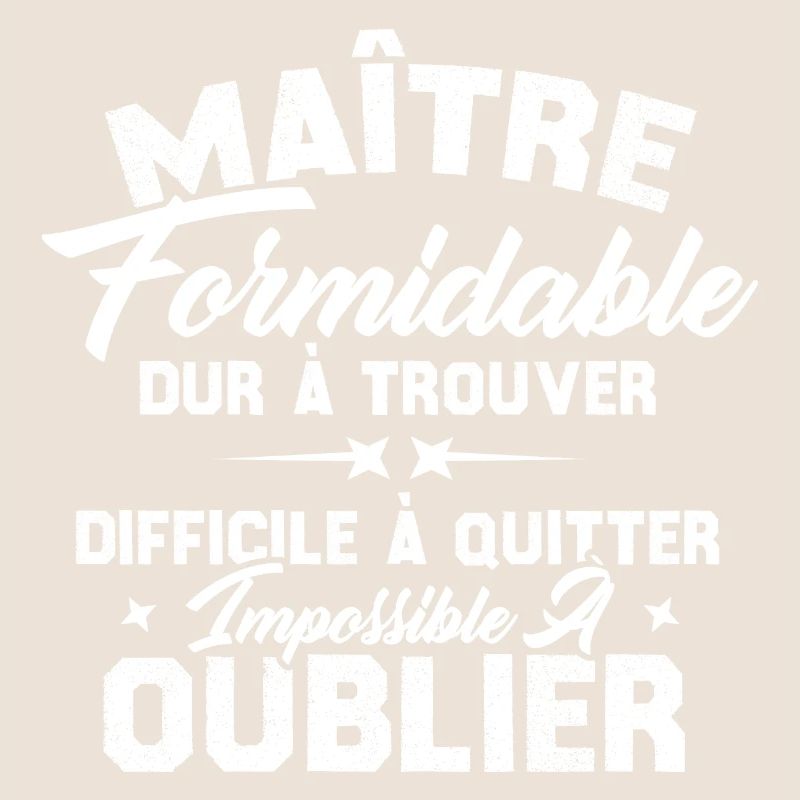Maître Formidable Idée Cadeau Maître D'école