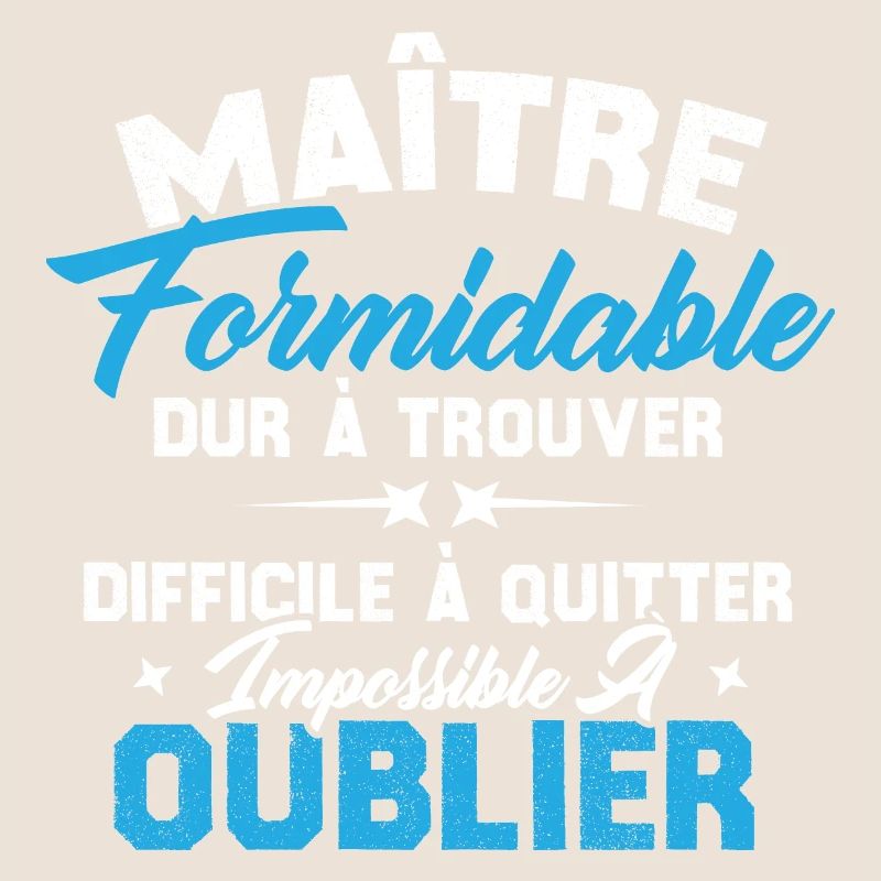 Maître Formidable Idée Cadeau Maître D'école