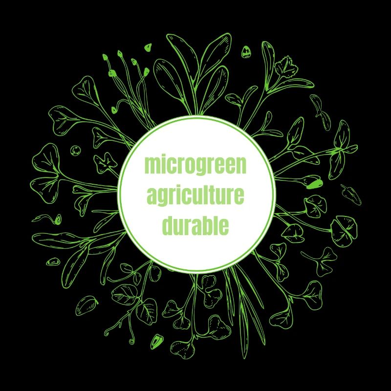 Microgreen agriculture durable