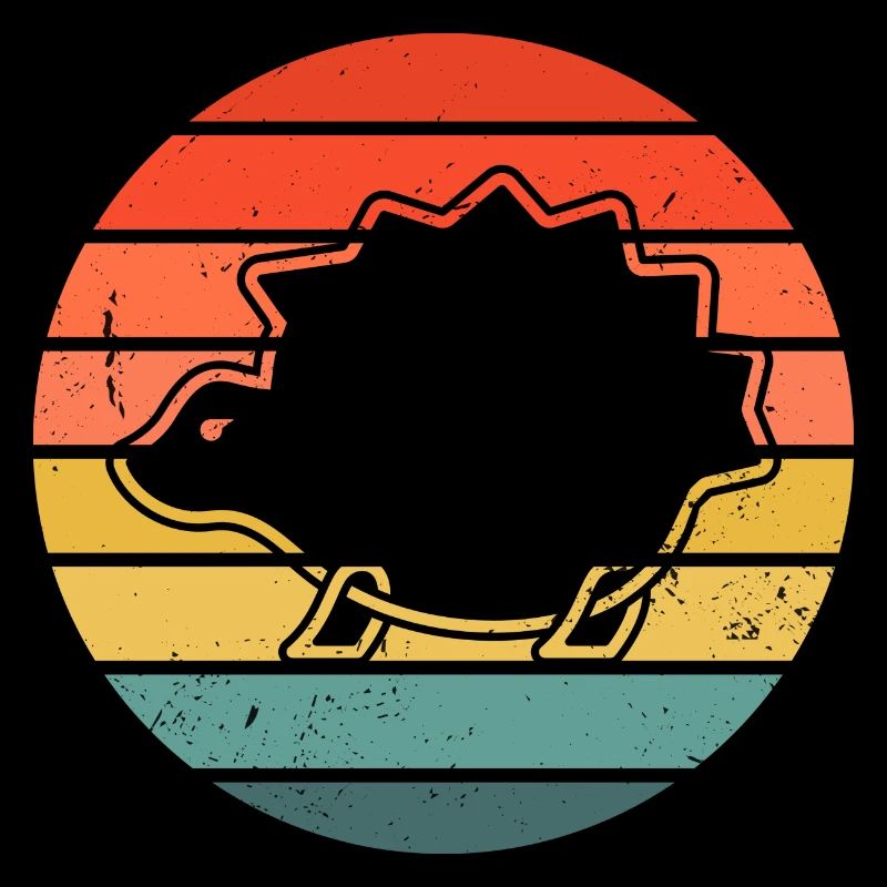 Hedgie Retro Sunset Hérisson