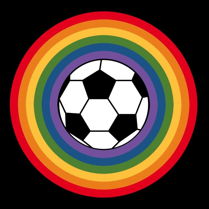 fußball Regembogen