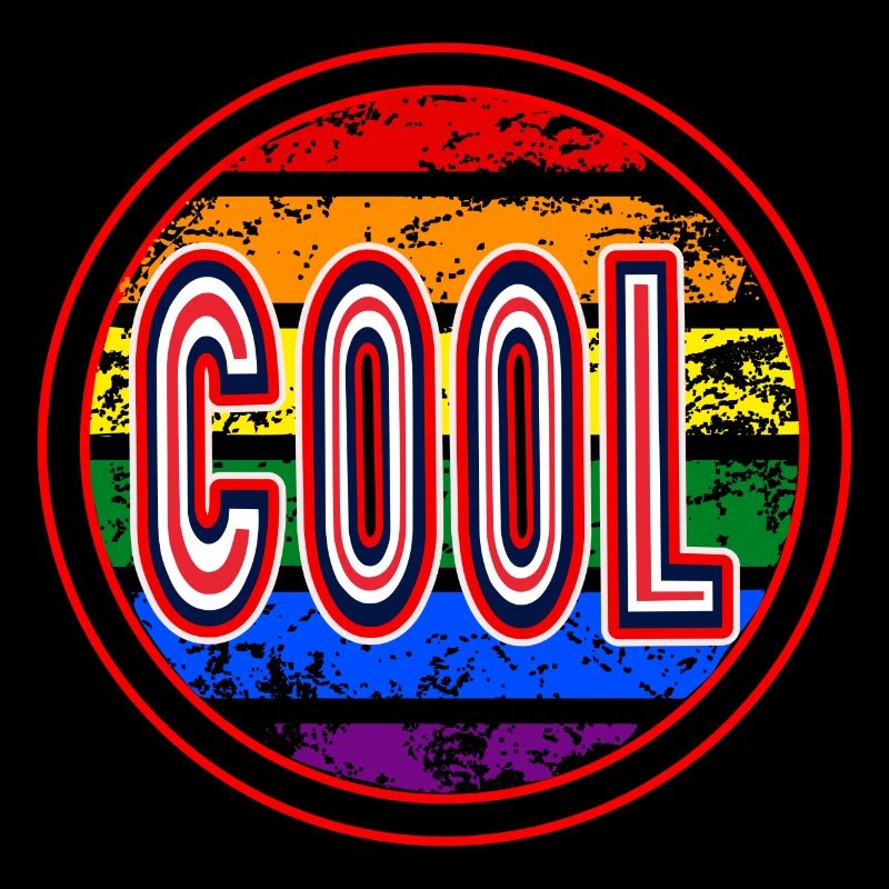 Cool avec un arrière-plan amusant