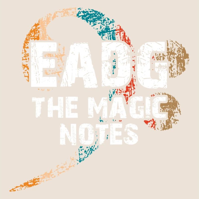 EADG les notes de basse magiques - design de basse cool