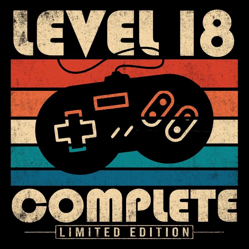 18. Geburtstag Geschenk Level 18 Complete