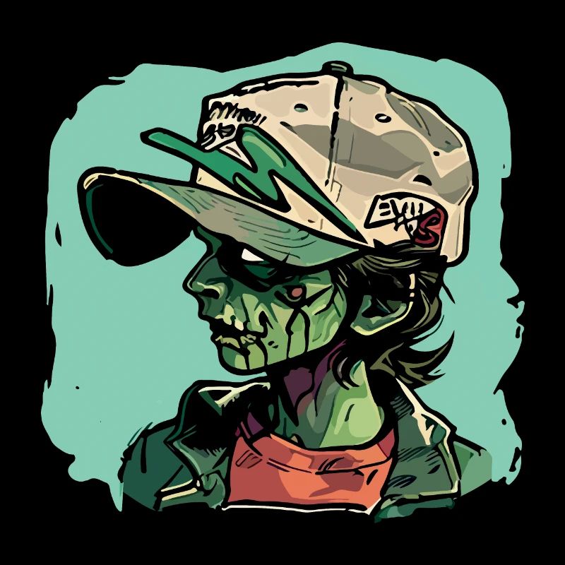 fille zombie