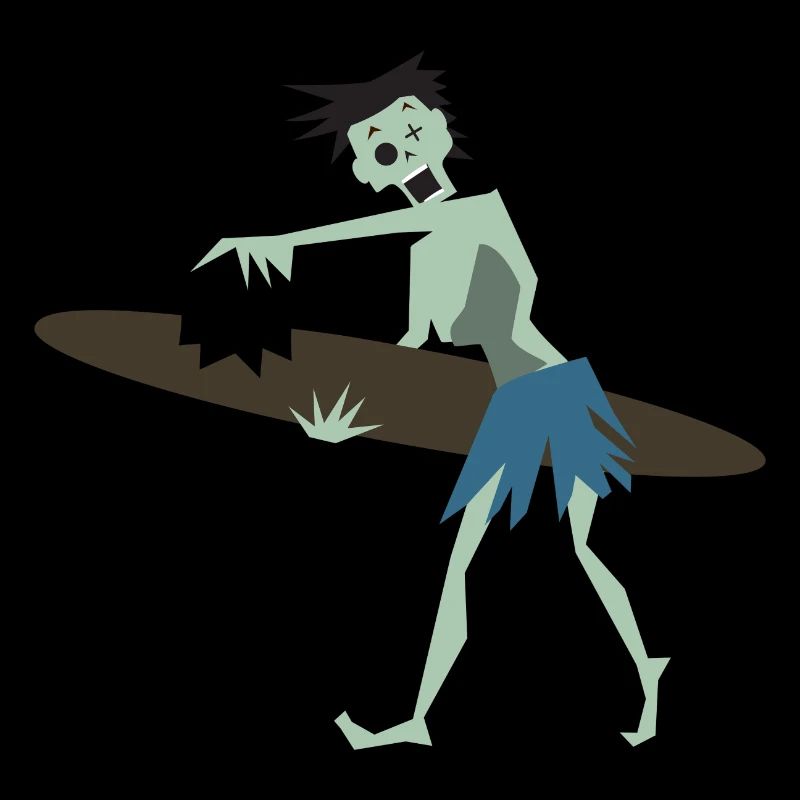 Surfeur Zombie Tiki