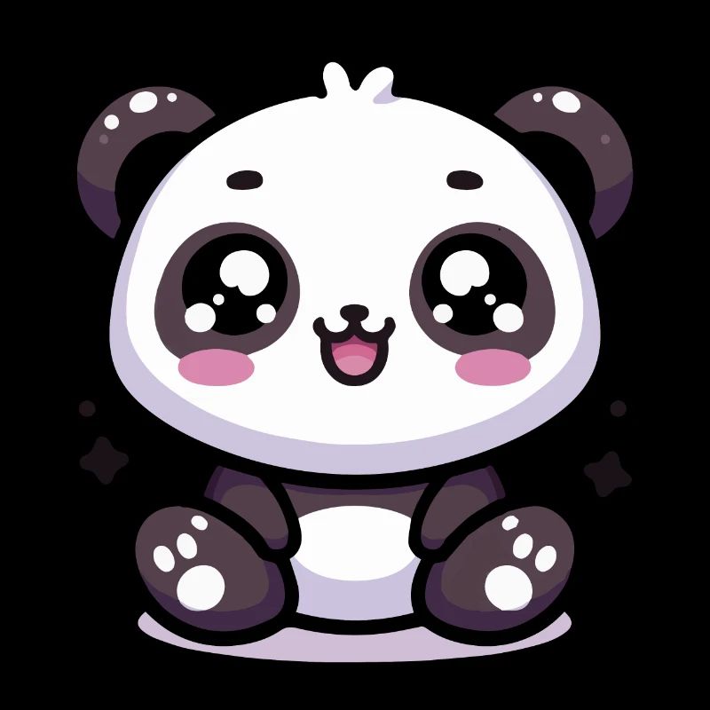 Panda mignon kawaii