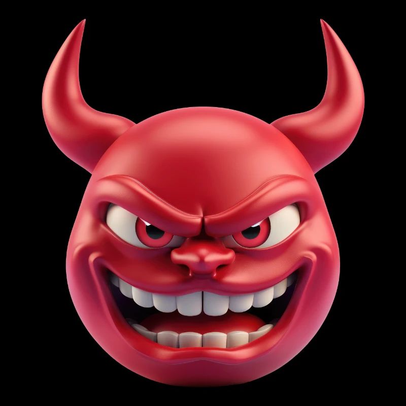 Émoticône du diable Satan