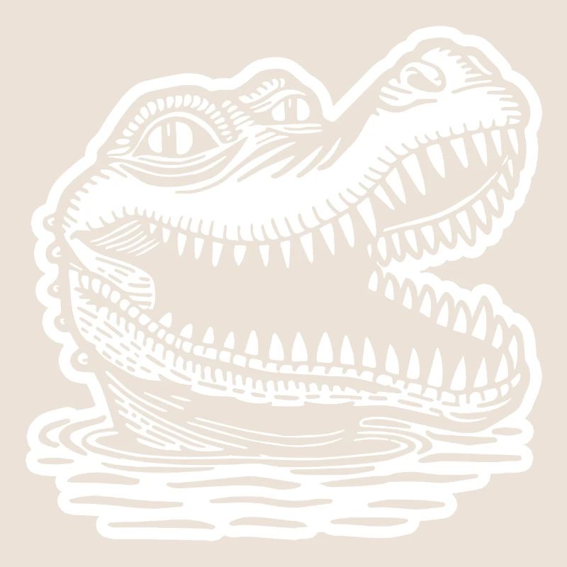 Krokodil Alligator
