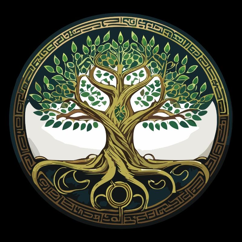 Baum des Lebens Wikinger Midgard Thor Walhalla