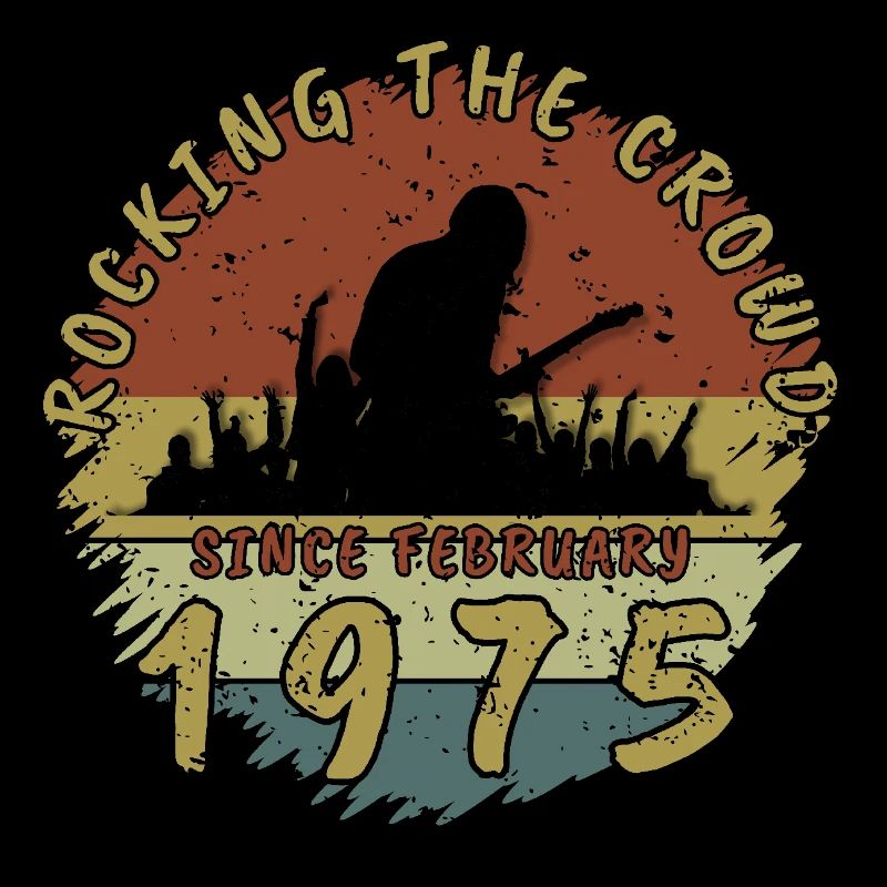 50. Geburtstag Rocking the crowd GIT 02/1975