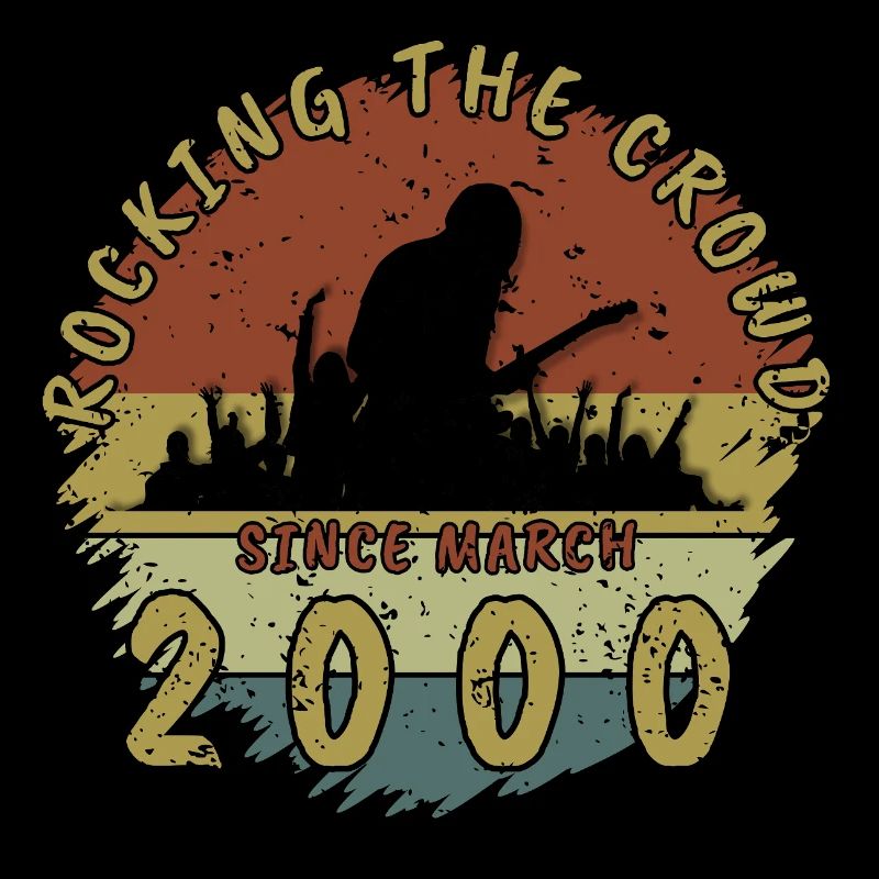 25th Birthday Rocking the crowd GIT 03/2000