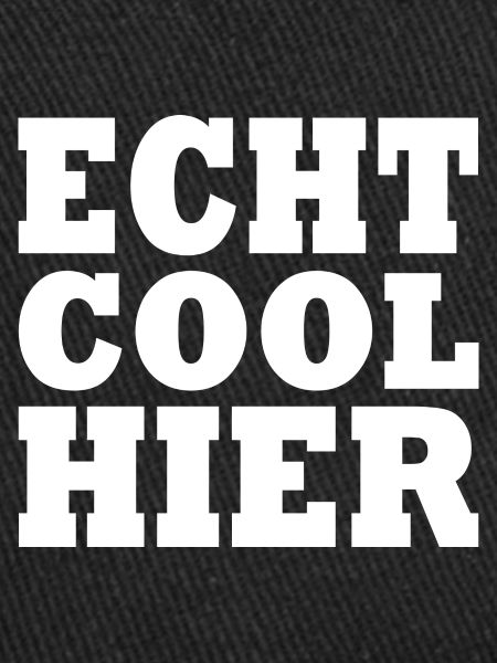Echt cool hier