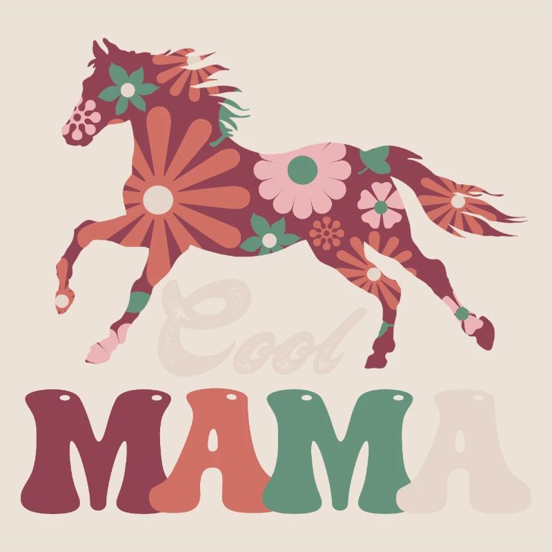 Coole Mama Reiten Muttertag