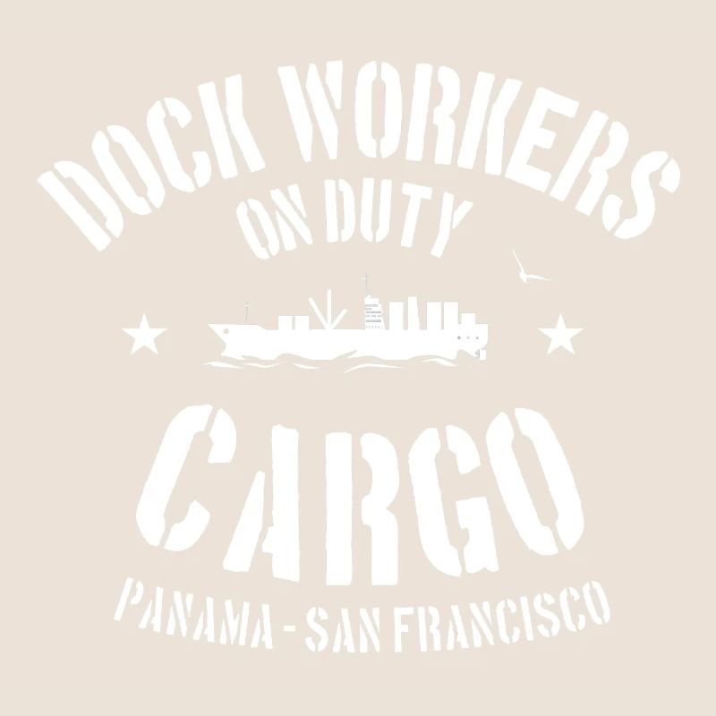 Dock workers on duty