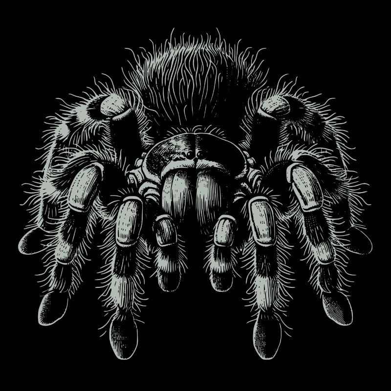 Große haarige Vogelspinne Tarantel