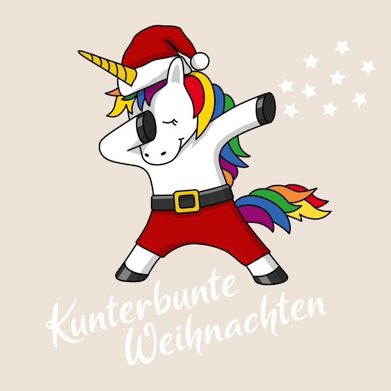 kunterbunte Weihnachten Einhorn dabing Geschenk