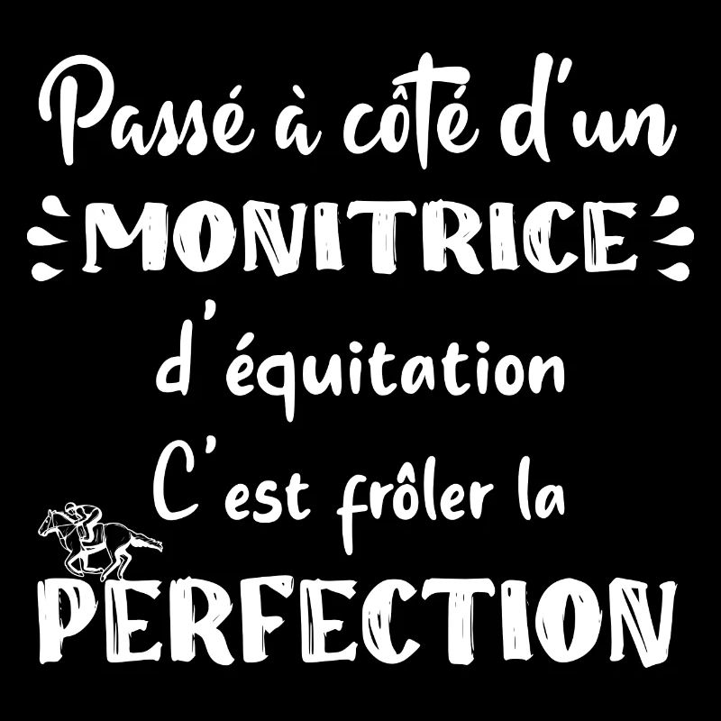 Passé à côté d'une monitrice d'équitation