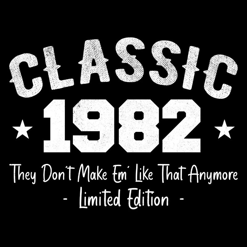 Born 1982 Vintage Classic Anniversary Gift 1982