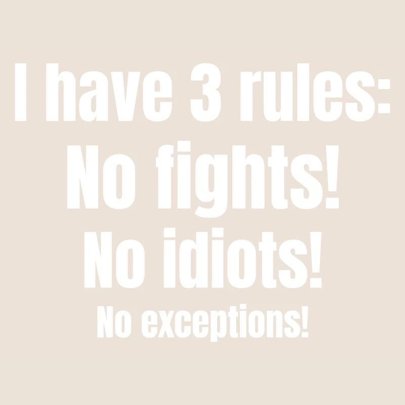 Türsteher oder Security hat seine drei Regeln.