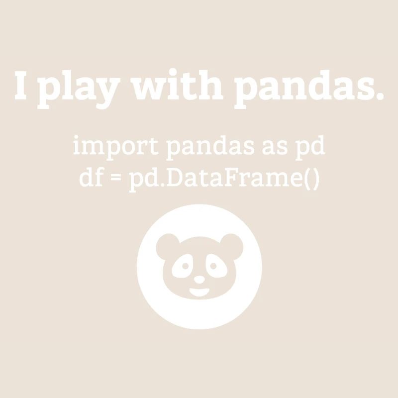 Pandas Datenwissenschaft Informatik Geschenk