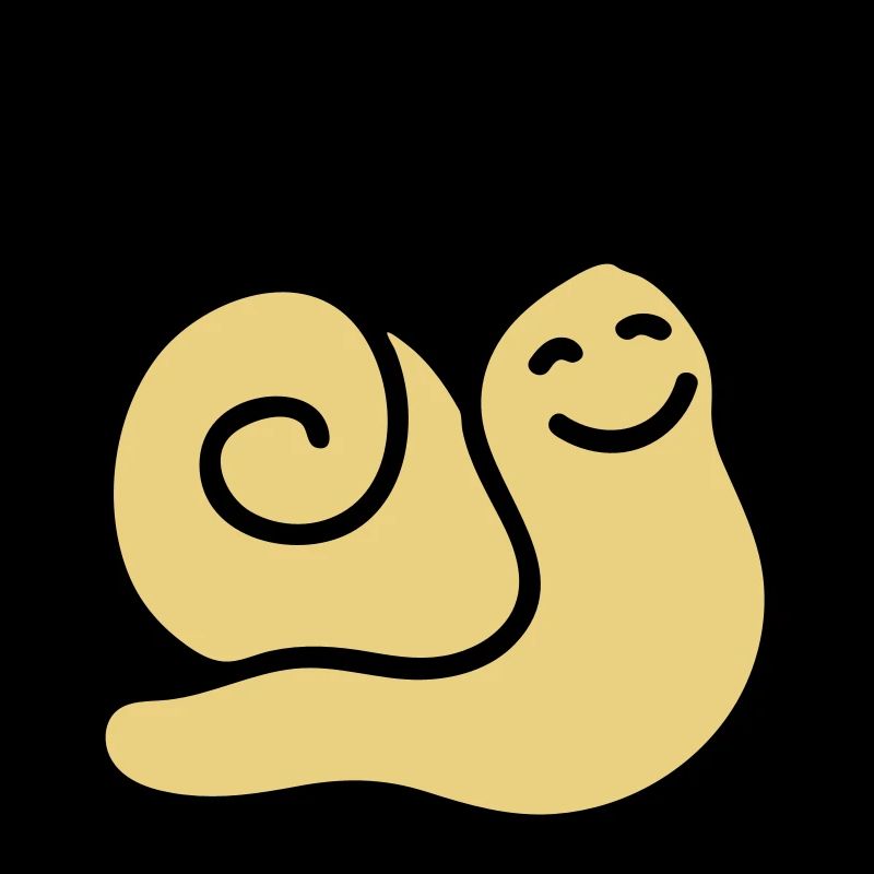 Enthousiaste escargot