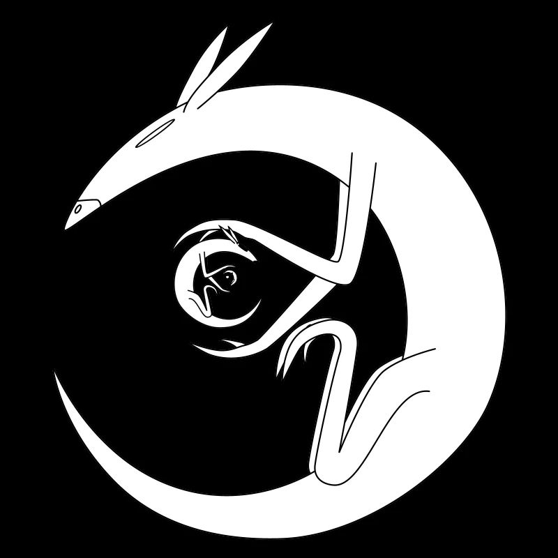 Ratte Abstrakt Kunst Geschenkidee Tiere logo