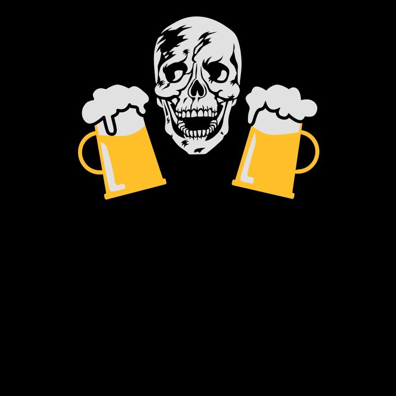 83 Totenkopf Skull 2 Bier DRINKING TEAM Beer
