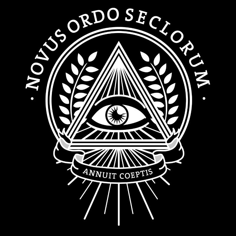 Société secrète de la pyramide de l’œil de conspiration des Illuminati