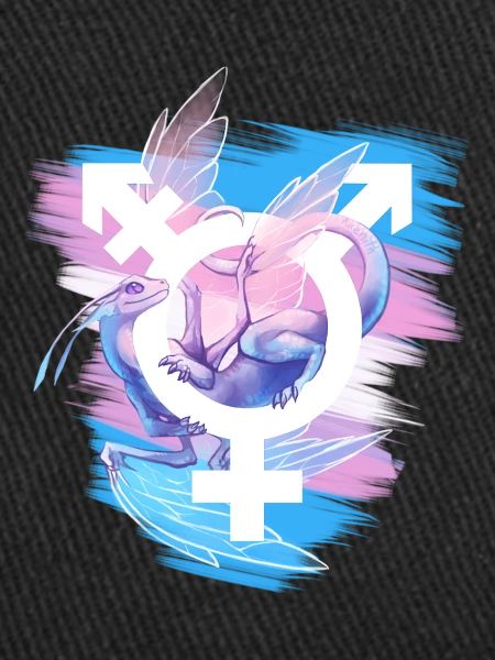 Transgender Pride Dragon