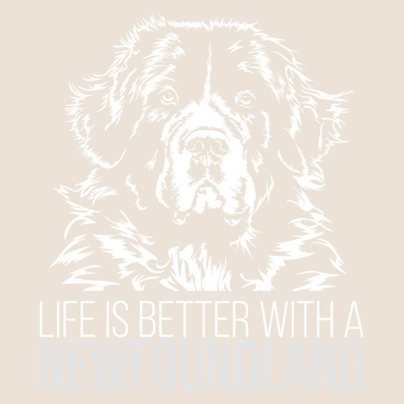 NEWFOUNDLAND Life is better Wilsigns Geschenkidee