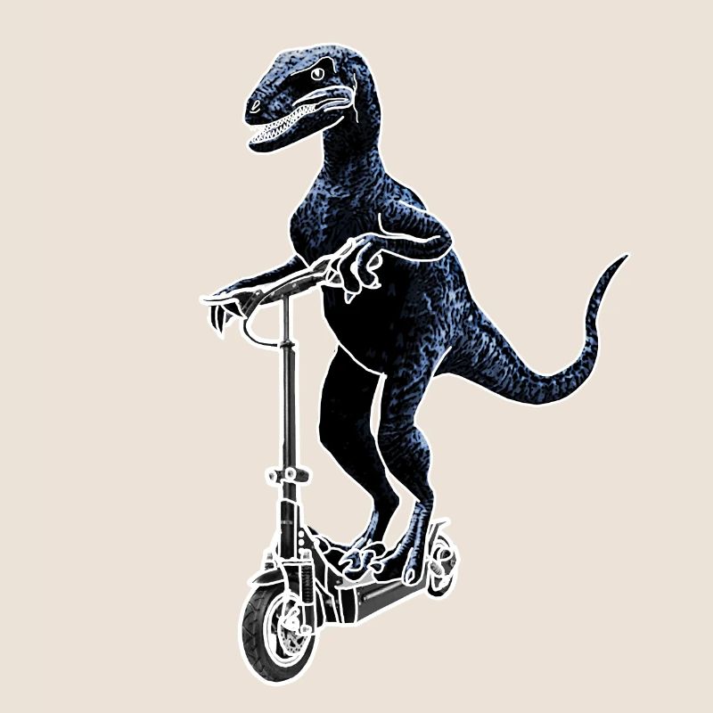 Elektroroller E-Roller Dino Raptor Geschenkidee