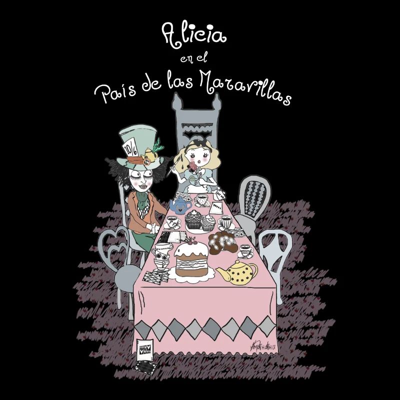 Alicia texte blanc