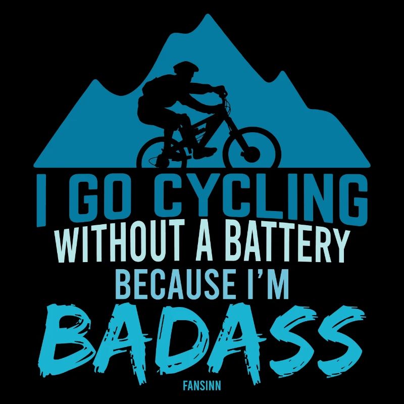 Cycling without a battery is tough