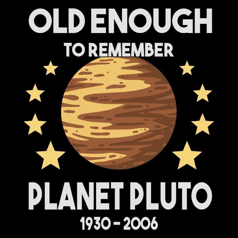 Pluto Vintage Planet Pluto Day Space Galaxy