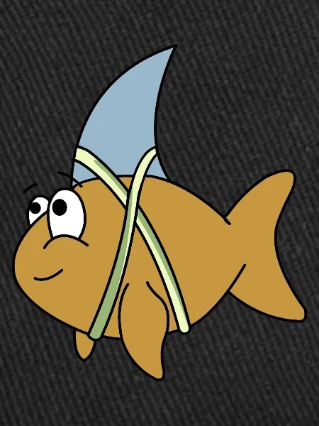 Fish with shark fin