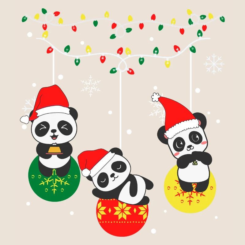Panda Noël