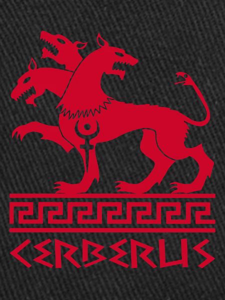 Red cerberus dog