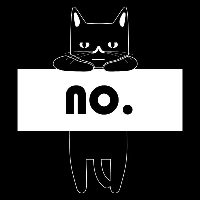 Genervte Katze No