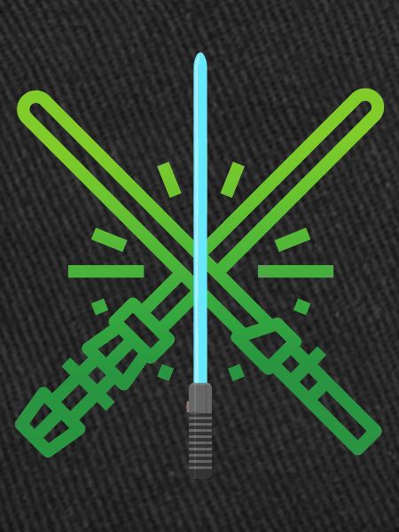 Sabre Laser Vert Bleu