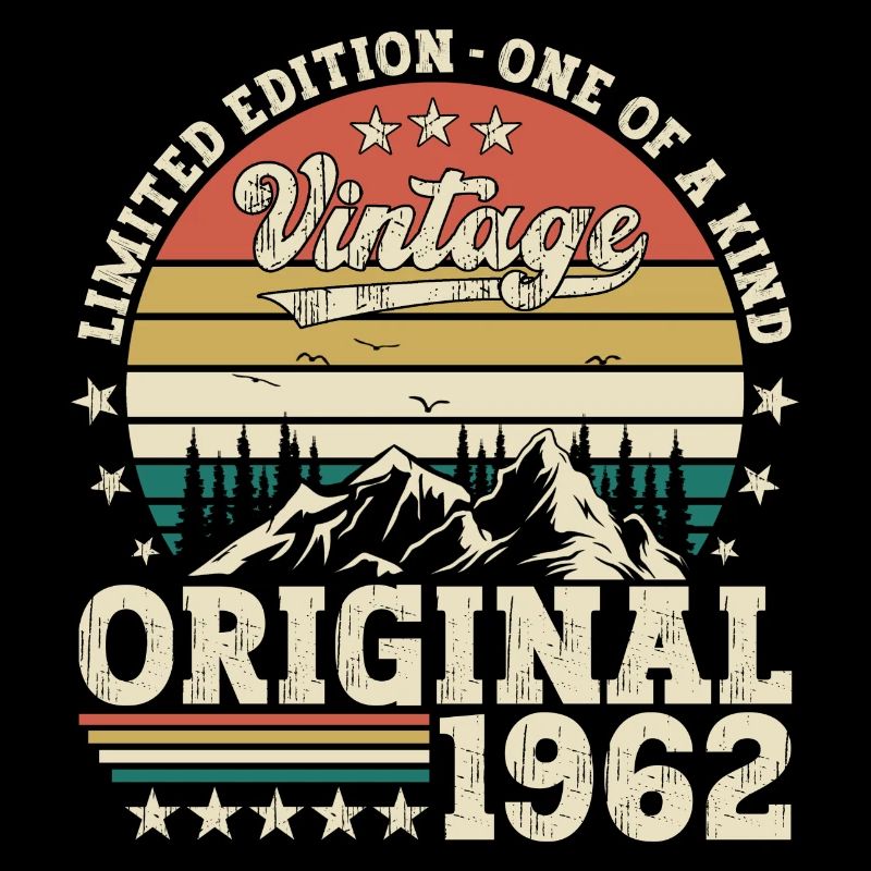 Original 1962 60. Geburtstag Geschenk Herren