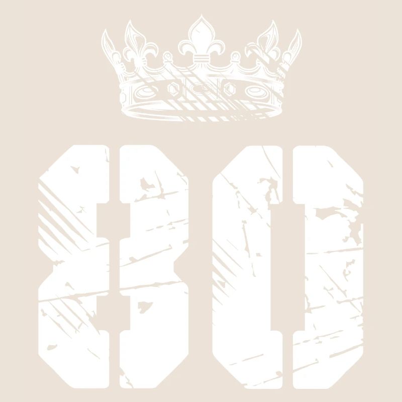 80 Number crown