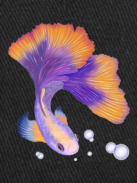 Fish. Elegant under water