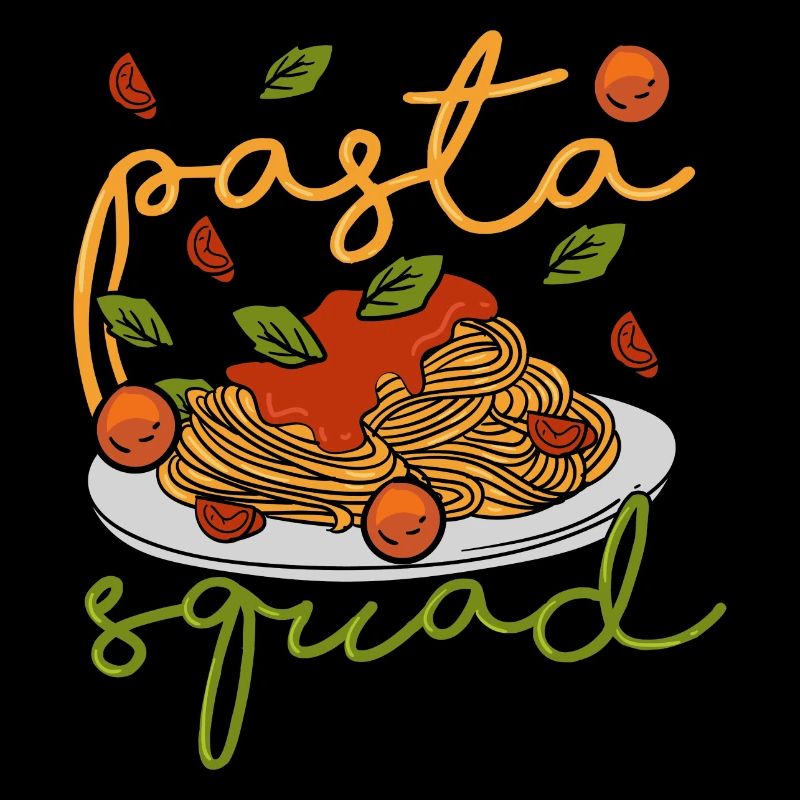 Pasta Squad Spaghetti Ironisches Sprichwort